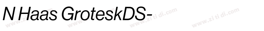 N Haas GroteskDS字体转换 N Haas GroteskDS字体转换